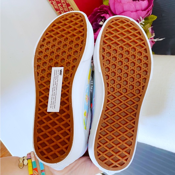 Vans | Kids Tie Dye Old Skool School V Shoe Skull Ballad Blue New 2.5 Girls - Picture 8 of 12